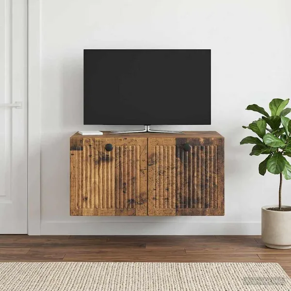 Meuble TV mural Bois ancien 59,5 x 41 x 30 cm Bois d'ingénierie
