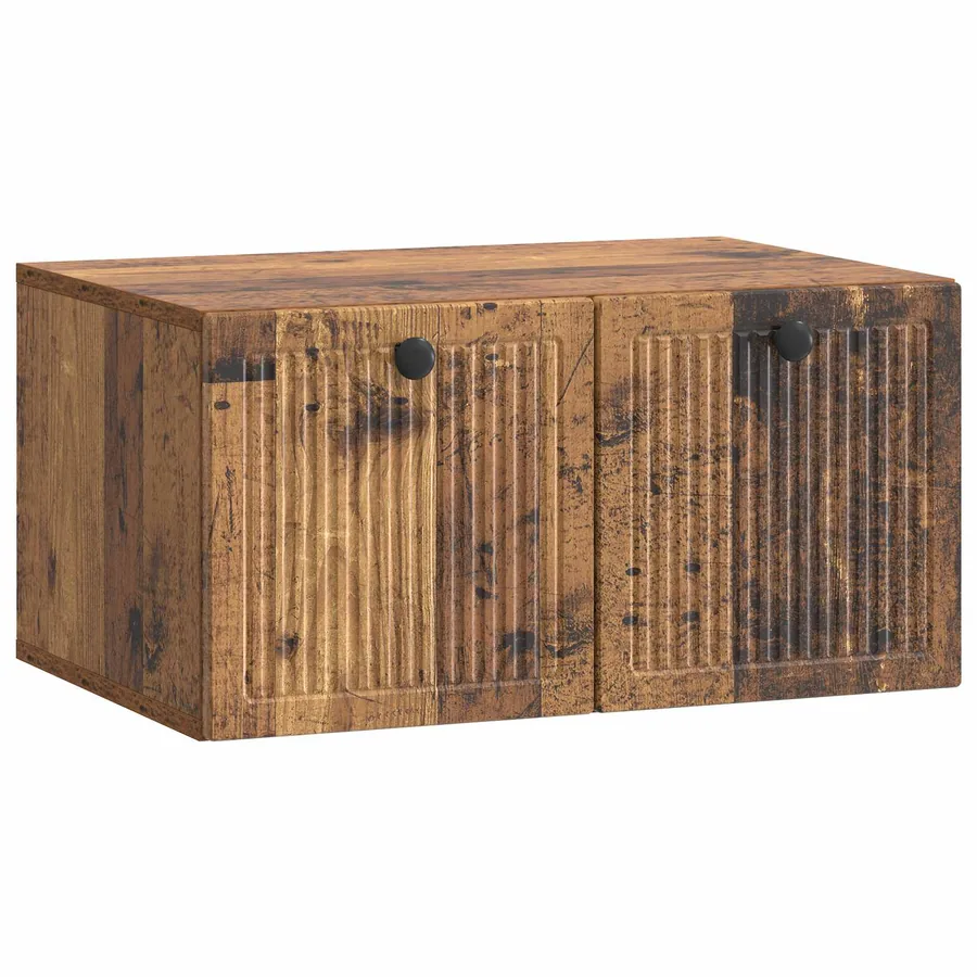 Meuble TV mural Bois ancien 59,5 x 41 x 30 cm Bois d'ingénierie - 2