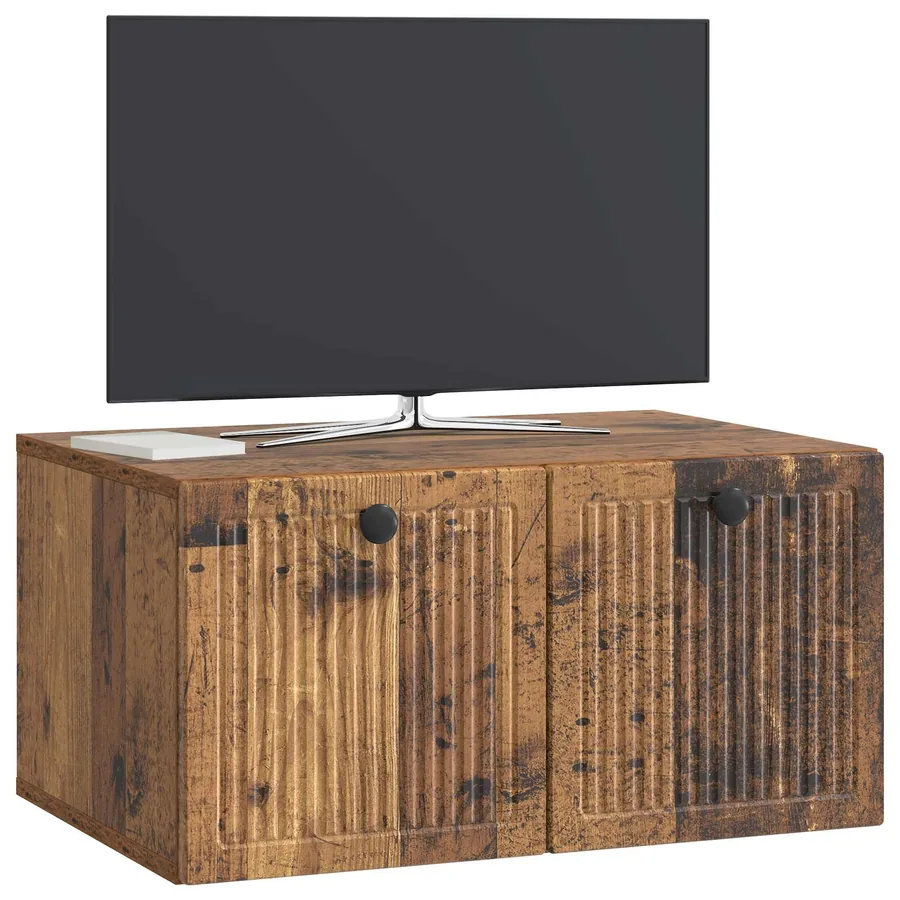 Meuble TV mural Bois ancien 59,5 x 41 x 30 cm Bois d'ingénierie - 3