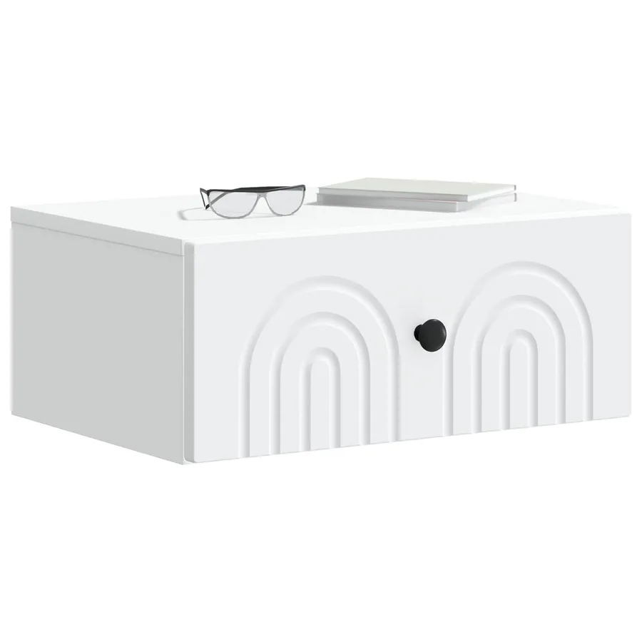 Cabinet de chevet mural 2 pcs Blanc 49 x 34,5 x 20 cm - 3