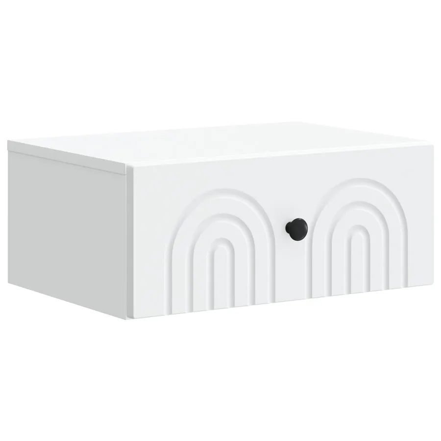 Cabinet de chevet mural 2 pcs Blanc 49 x 34,5 x 20 cm - 5