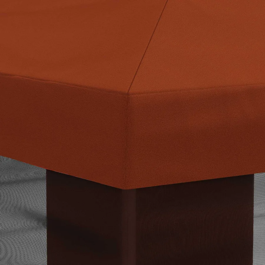 Housse de tonnelle avec murs latéraux Terre cuite Polyester - 7