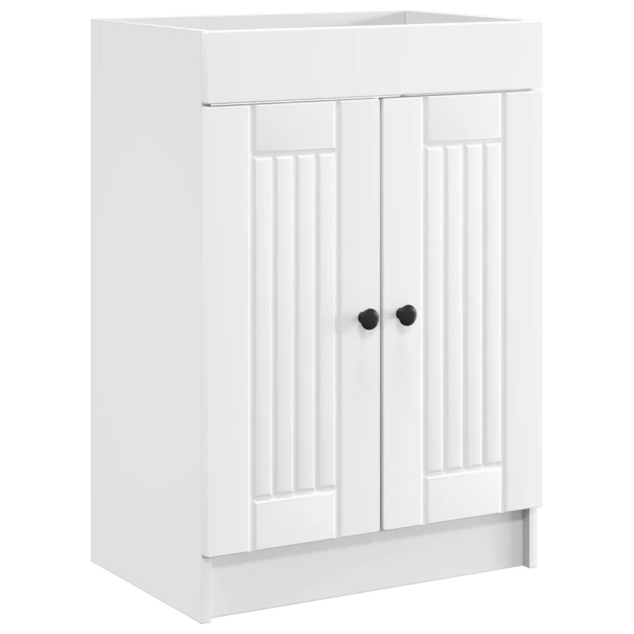 Ensemble de mobilier de salle de bain Blanc 56 x 37,5 x 81 cm - 4