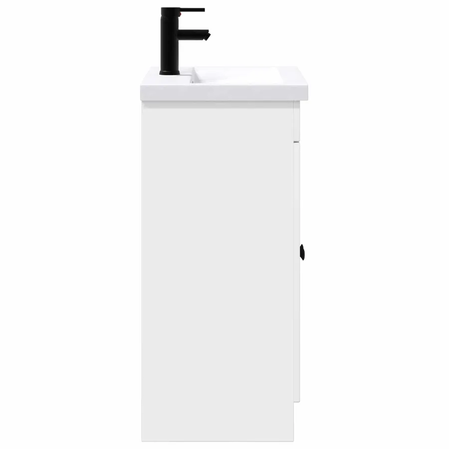 Ensemble de mobilier de salle de bain Blanc 56 x 37,5 x 81 cm - 6