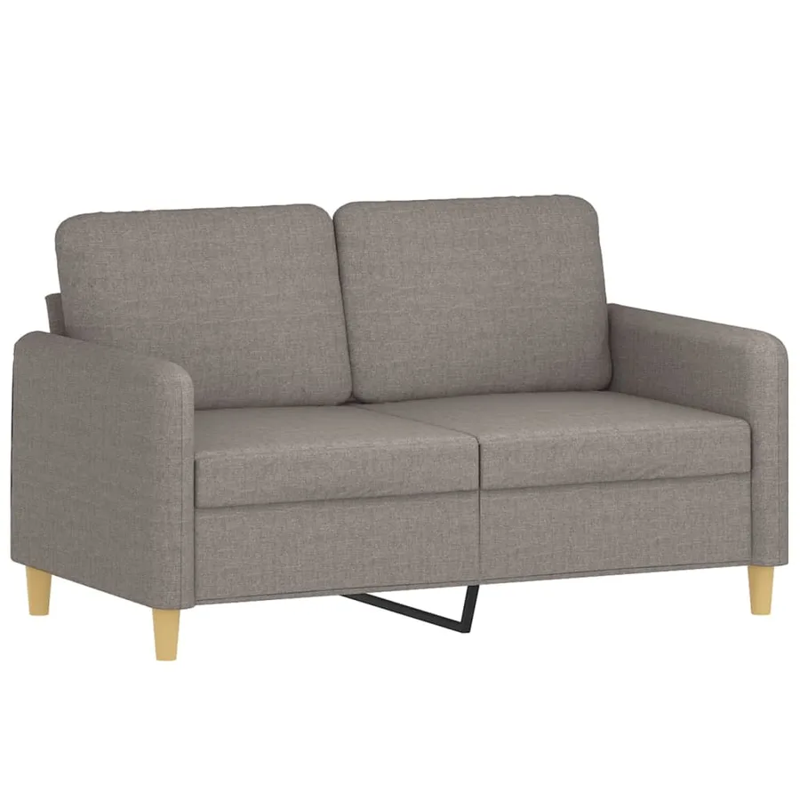 Ensemble de canapés 3 pcs avec coussins taupe tissu - 3