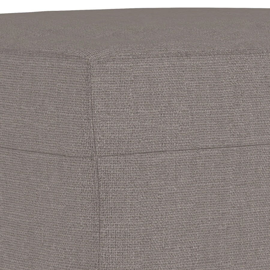Ensemble de canapés 3 pcs avec coussins taupe tissu - 7