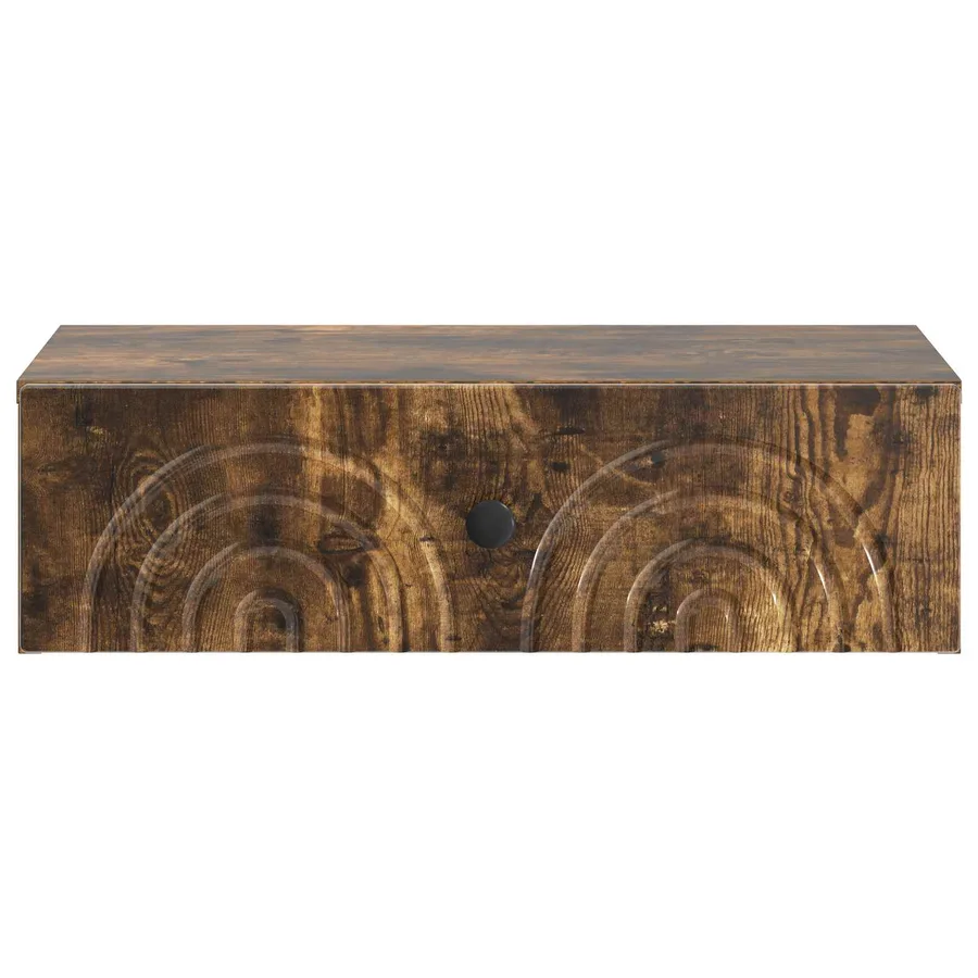 Table d'appoint murale Chêne fumé 59 x 34,5 x 17 cm - 5