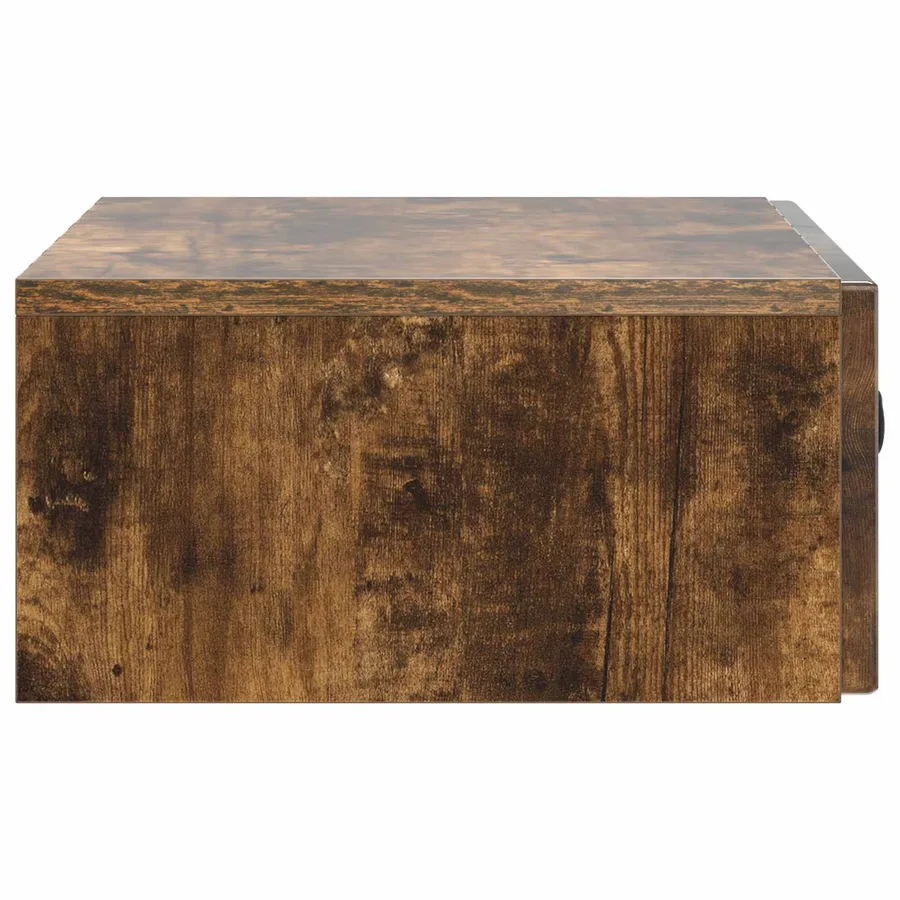 Table d'appoint murale Chêne fumé 59 x 34,5 x 17 cm - 6