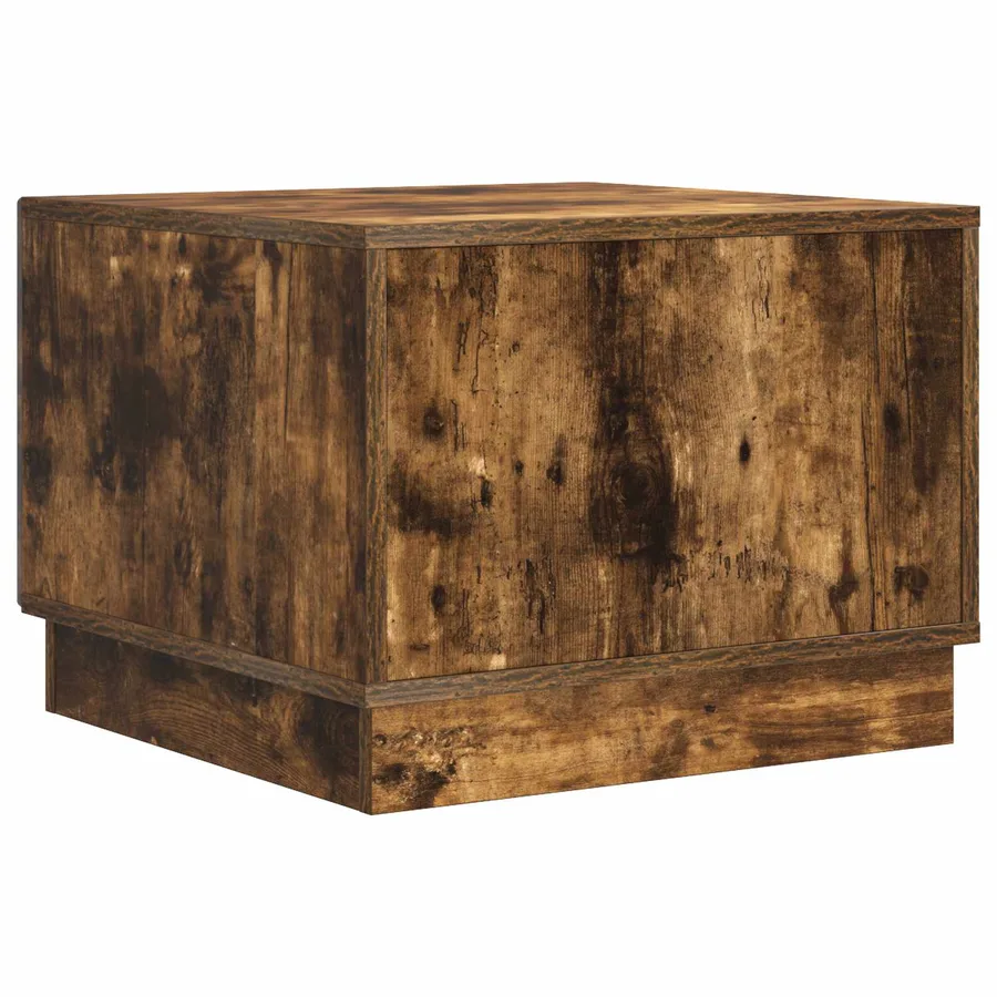 Table basse Chêne fumé 49 x 50 x 37 cm Bois d'ingénierie - 7