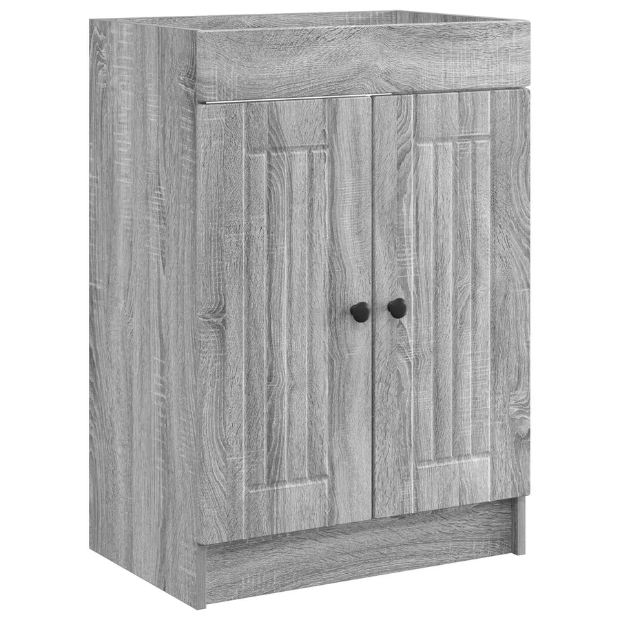 Ensemble de mobilier de salle de bain Sonoma gris - 4