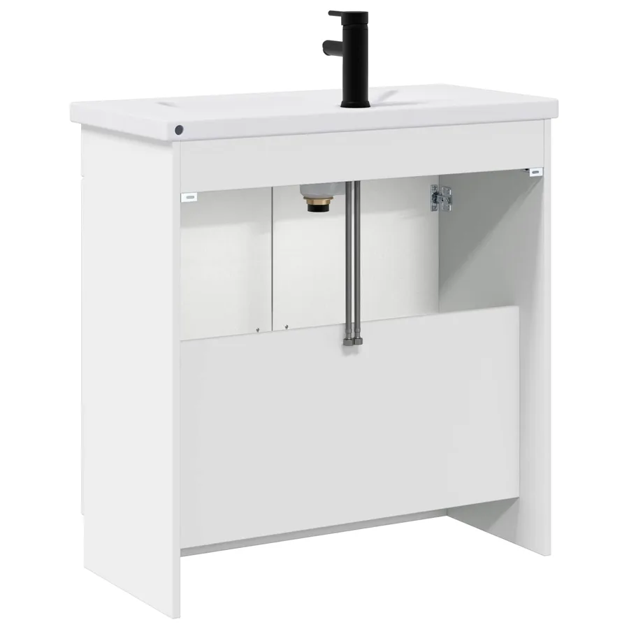 Ensemble de mobilier de salle de bain Blanc brillant - 7