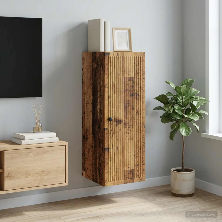 Armoire Murale Bois ancien 33 x 34,5 x 90 cm Bois d'ingénierie