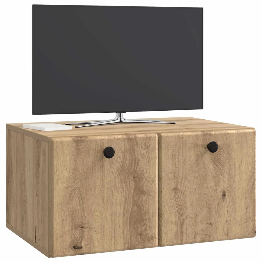 Meuble TV mural 59,5 x 41 x 30 cm Chêne artisanal - 3