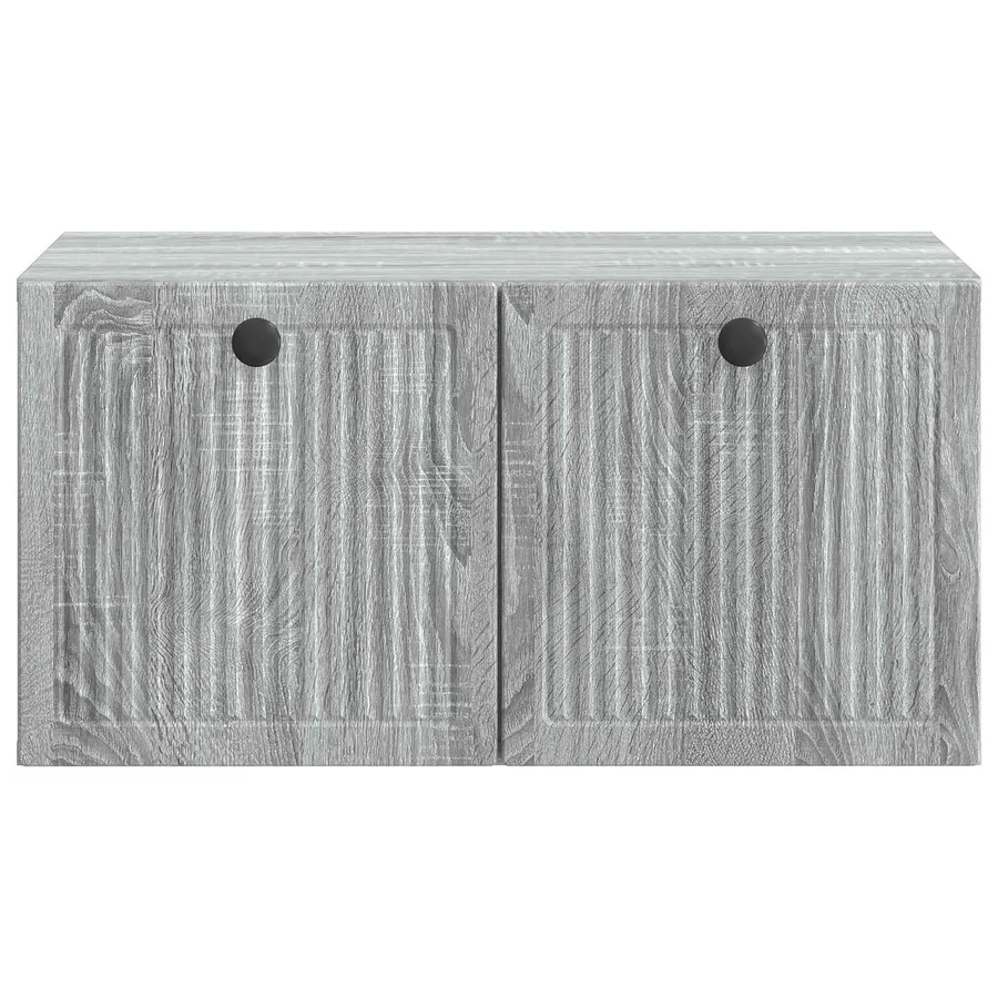 Meuble TV mural Sonoma gris 59,5 x 41 x 30 cm Bois d'ingénierie - 6