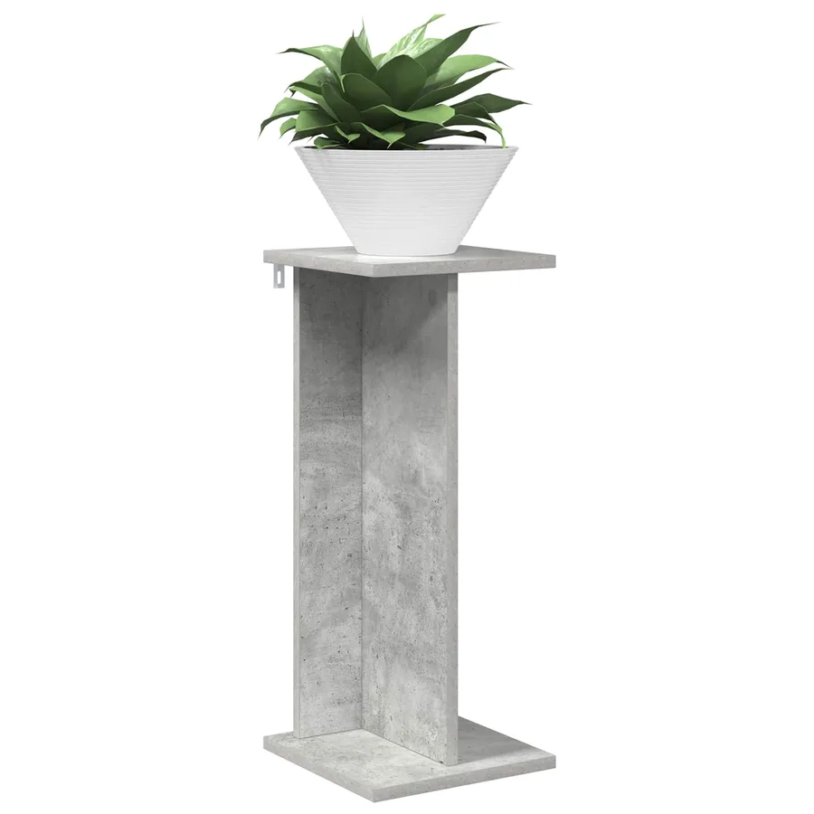 Support de Plante 2 pc Gris Béton 25 x 25,5 x 60,5 cm - 3