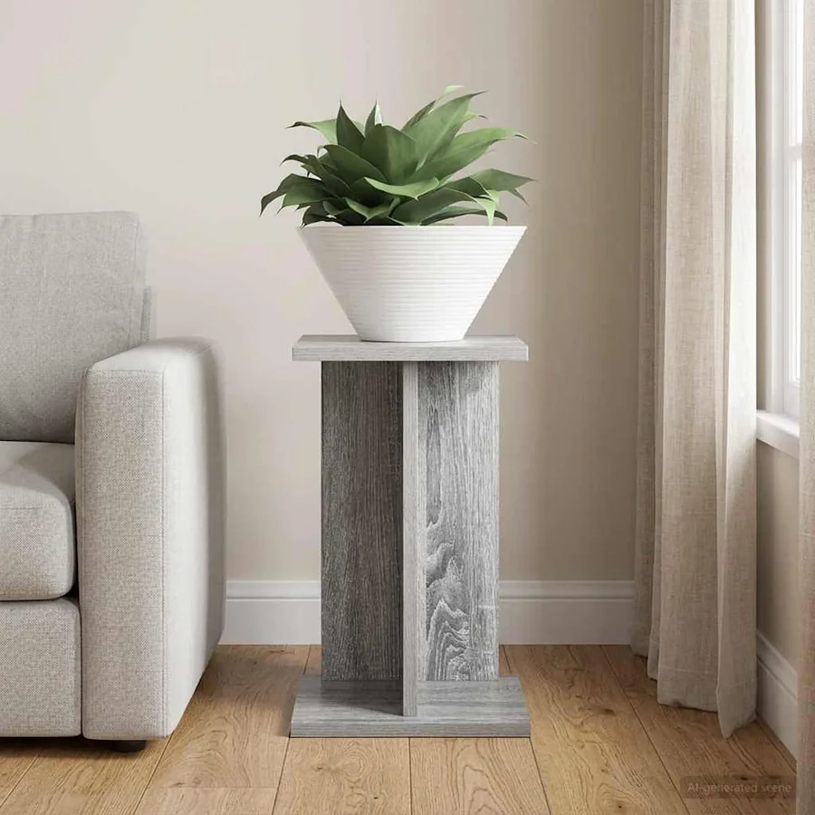 Support de Plante Gris Sonoma 25 x 25,5 x 40,5 cm