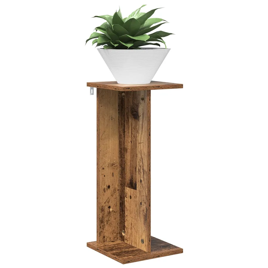 Support de Plante 2 pc Bois ancien 25 x 25,5 x 60,5 cm - 3
