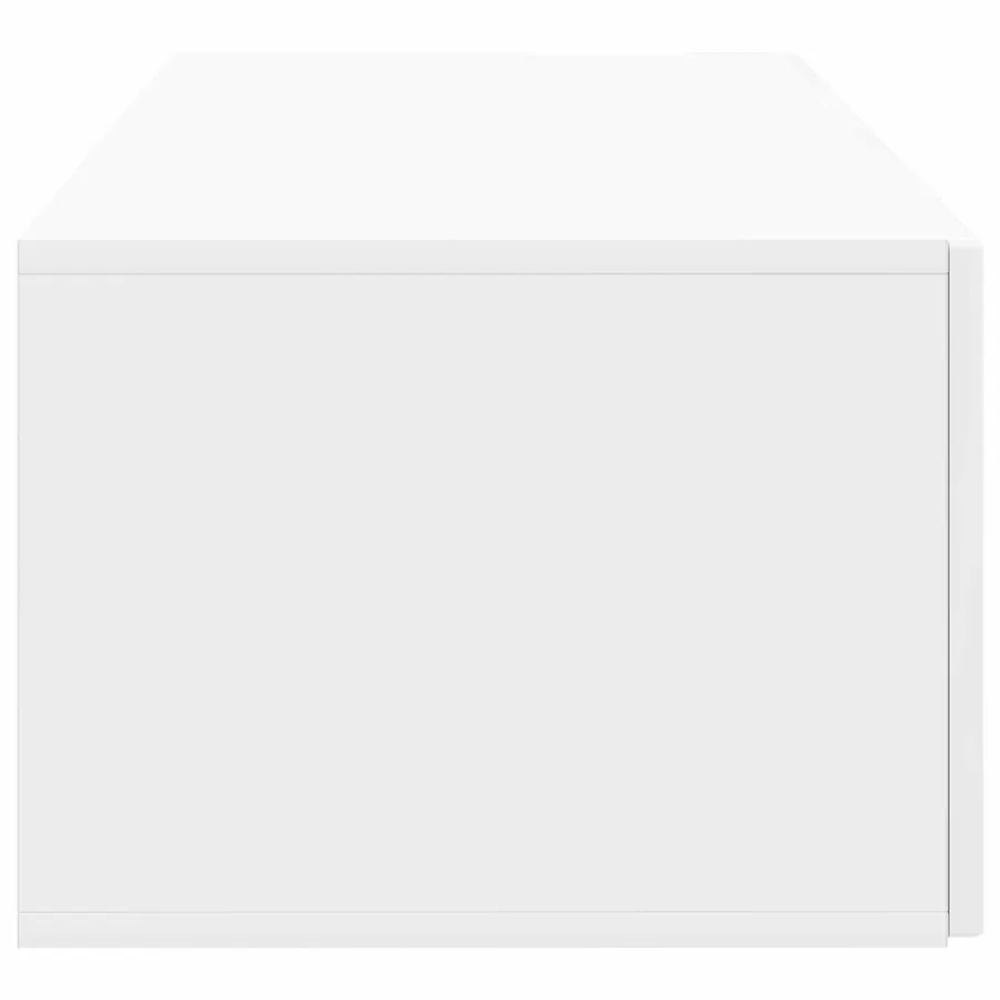 Meuble TV mural Montage mural Blanc brillant 78,5 x 41 x 30 cm - 7