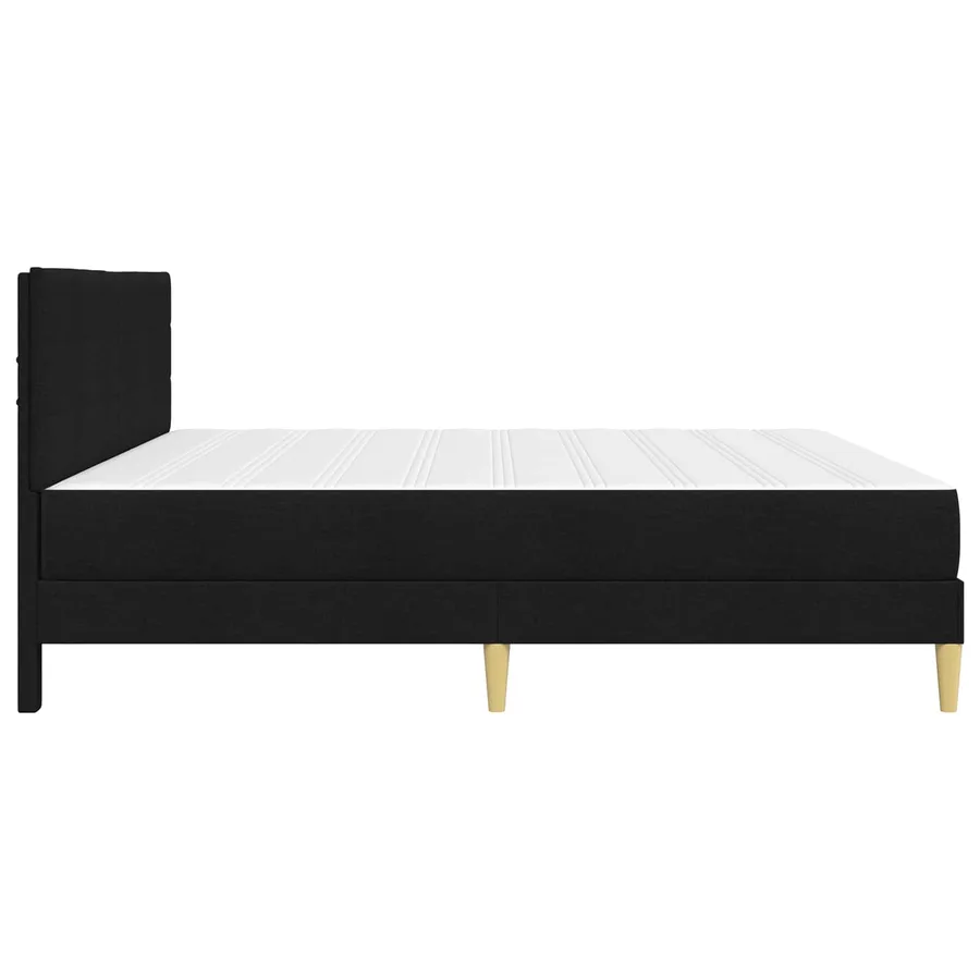 Cadre de lit Noir 180 x 200 cm Polyester - 7