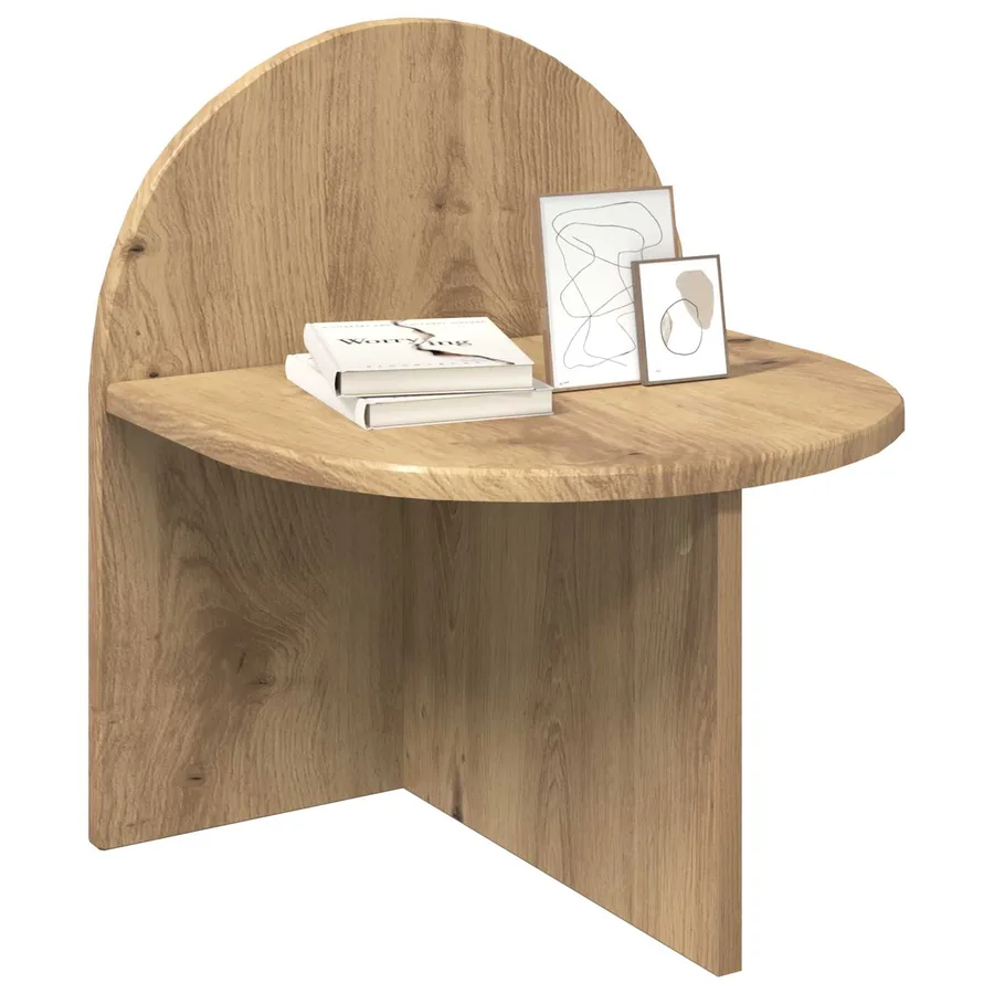 Table de chevet Chêne artisanal 40 x 35,5 x 45,5 cm - 3