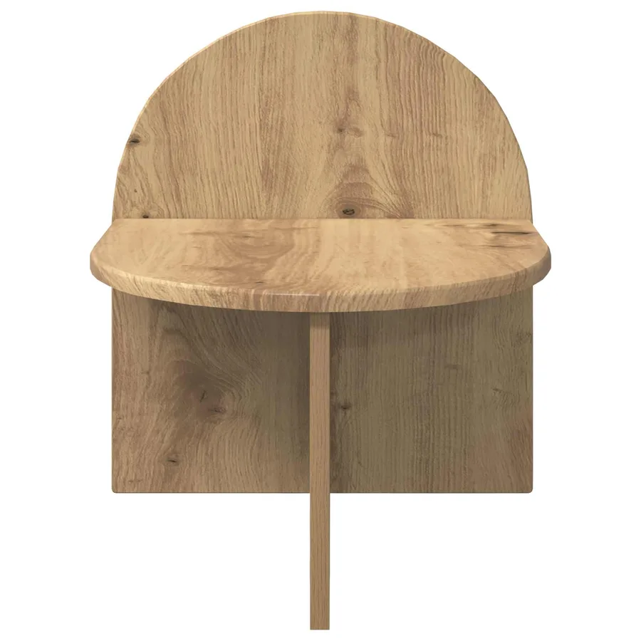 Table de chevet Chêne artisanal 40 x 35,5 x 45,5 cm - 4