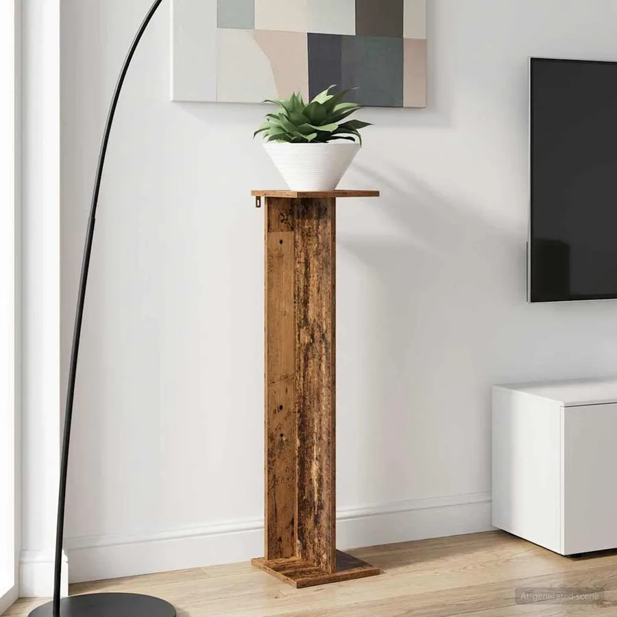 Support de Plante Bois ancien 25 x 25,5 x 100,5 cm - 4