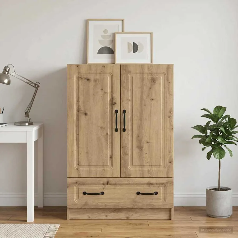 Buffet Chêne artisanal 66 x 34,5 x 92 cm Bois d'ingénierie