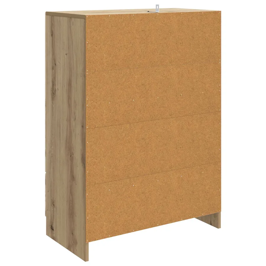 Buffet Chêne artisanal 66 x 34,5 x 92 cm Bois d'ingénierie - 7