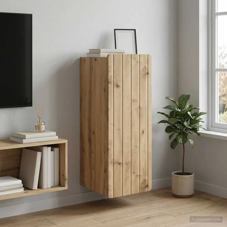Armoire Murale 33 x 34,5 x 94 cm Bois d'ingénierie