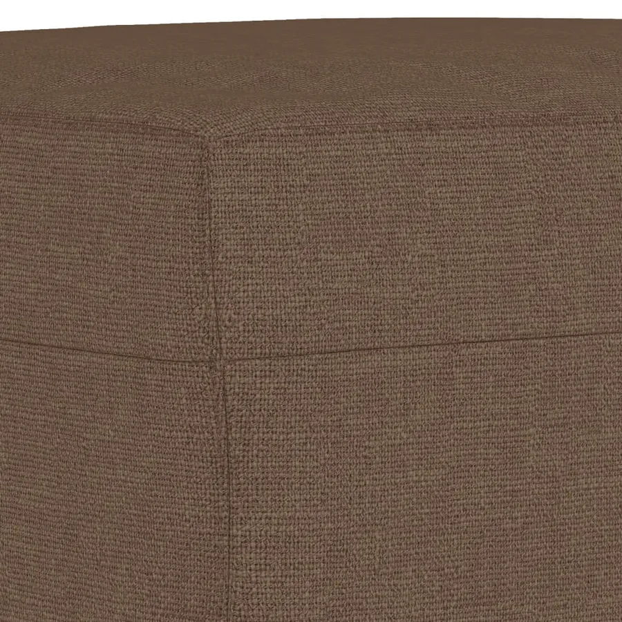 Ensemble de canapés 4 pcs avec coussins Marron Tissu - 8