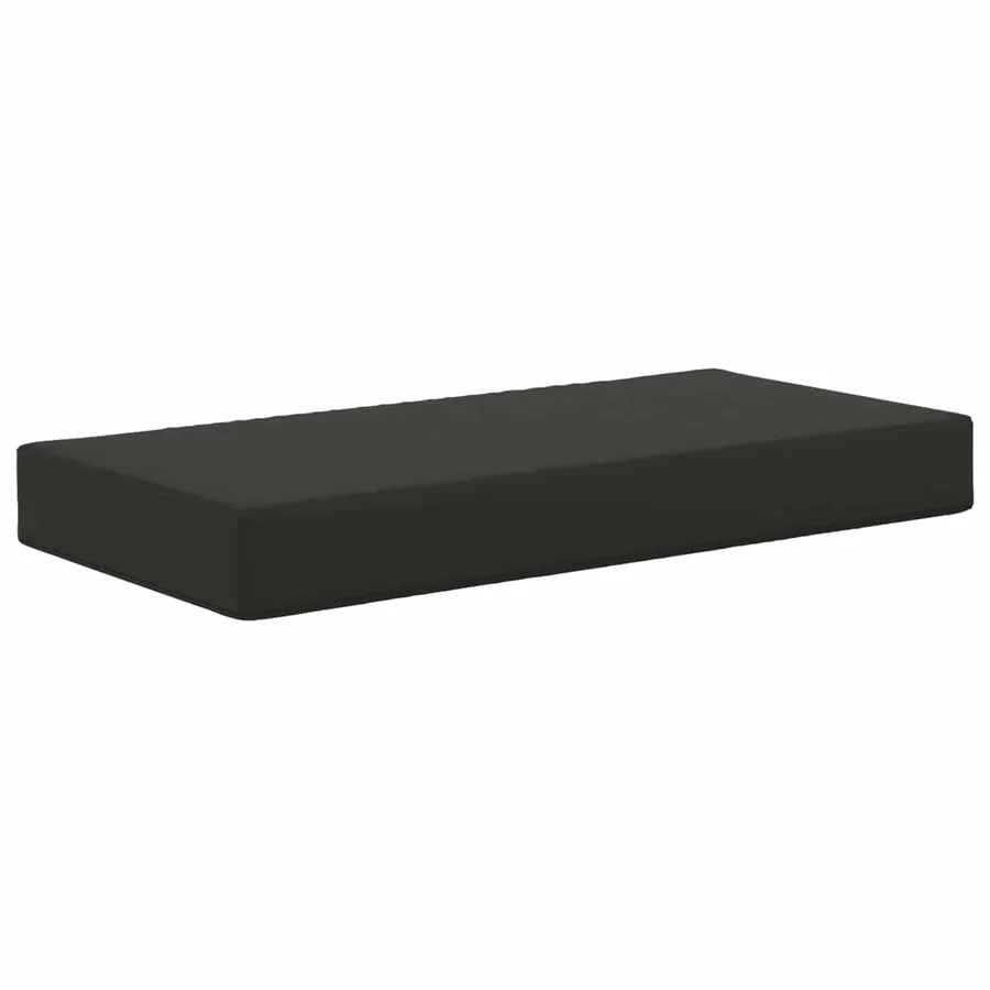 Coussin de Siège d'Extérieur Noir 80 x 40 x 8 cm - 2