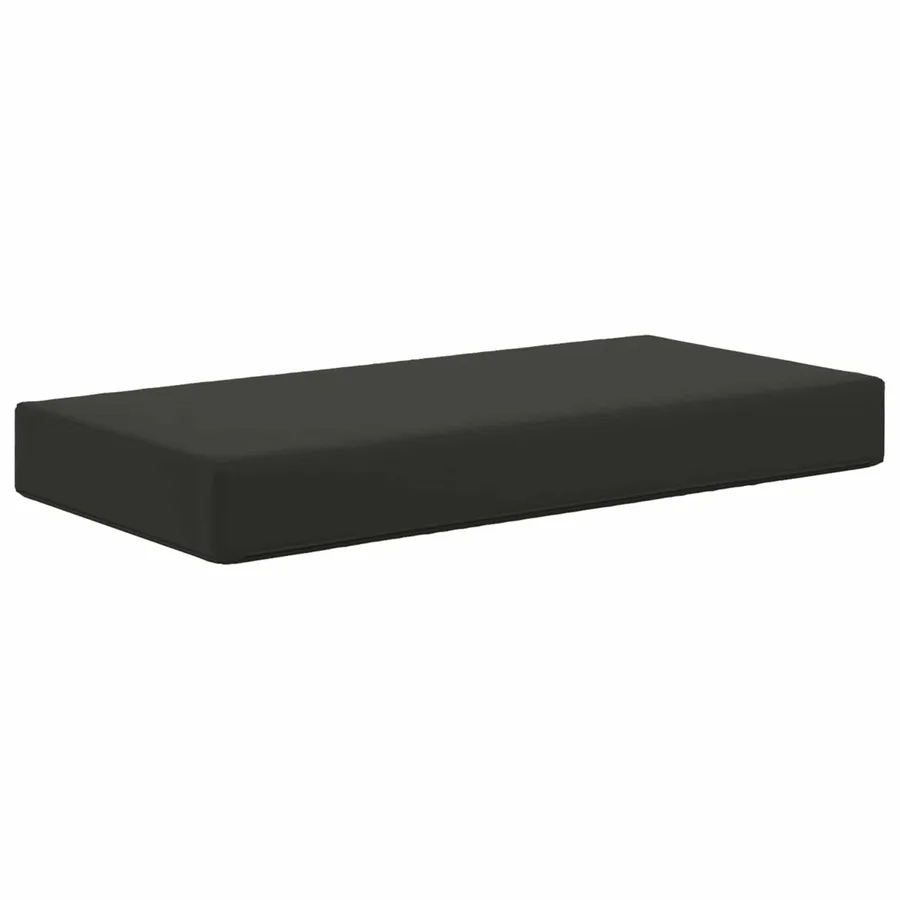Coussin de Siège d'Extérieur Noir 80 x 40 x 8 cm - 5