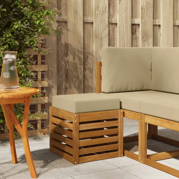 Banc de Jardin Bois d'Acacia Massif Naturel