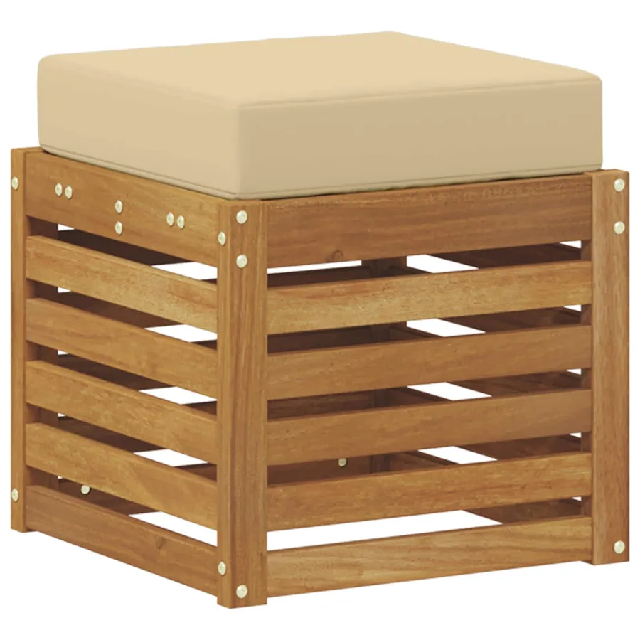 Banc de Jardin Bois d'Acacia Massif Naturel - 2