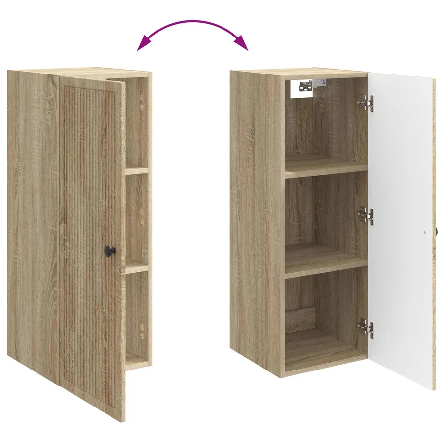 Armoire Murale Chêne Sonoma 33 x 34,5 x 90 cm Bois d'ingénierie - 8