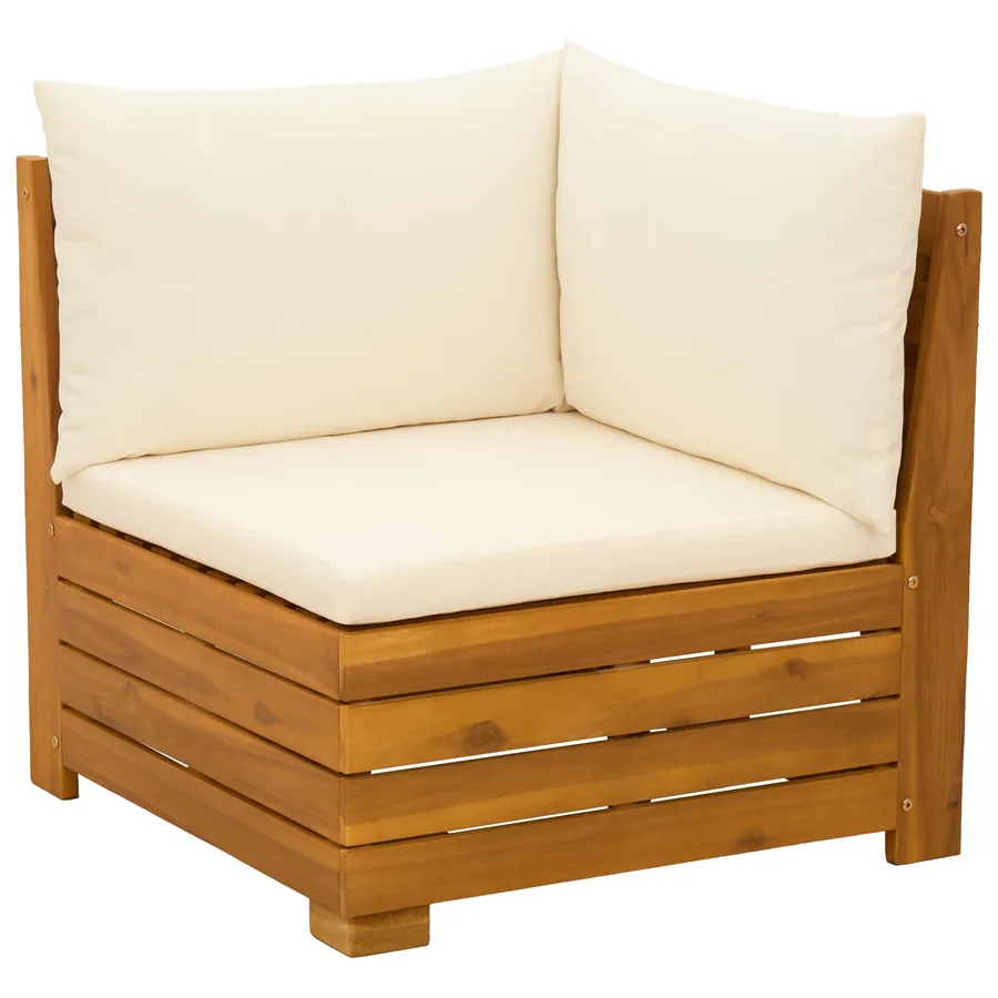 Ensemble de canapés d'extérieur avec coussin 8 Pièce Marron - 4