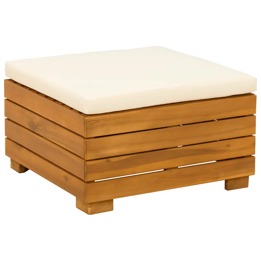 Ensemble de canapés d'extérieur avec coussin 8 Pièce Marron - 6