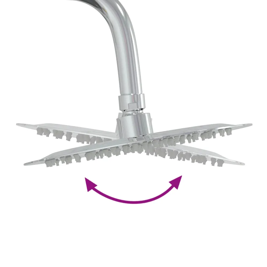 Douche d'extérieur 225 cm Blanc - 10