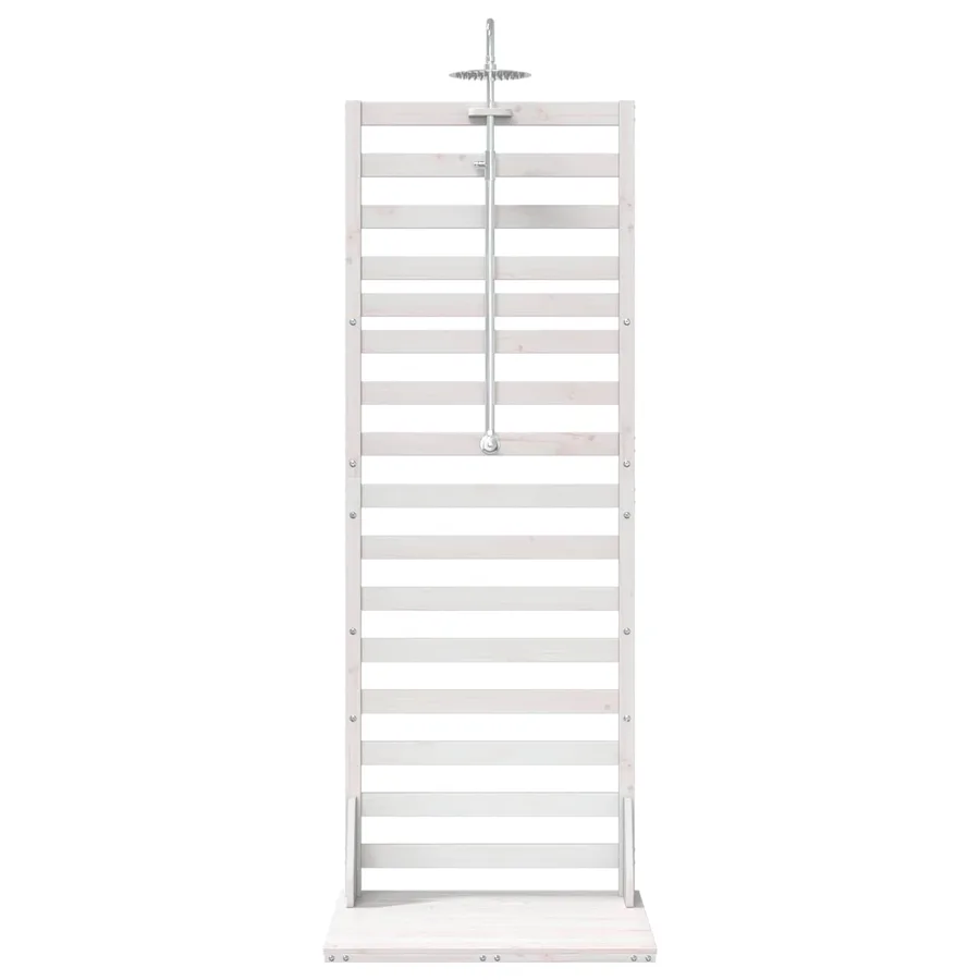 Douche d'extérieur 225 cm Blanc - 4