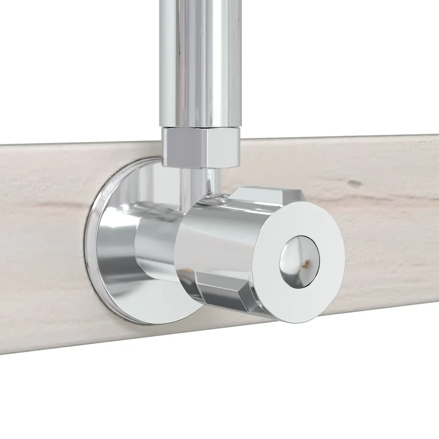 Douche d'extérieur 225 cm Blanc - 7