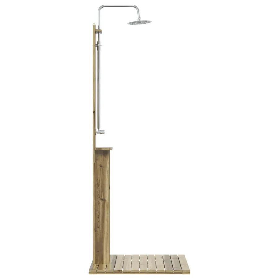 Douche d'extérieur 206 cm Naturel - 5