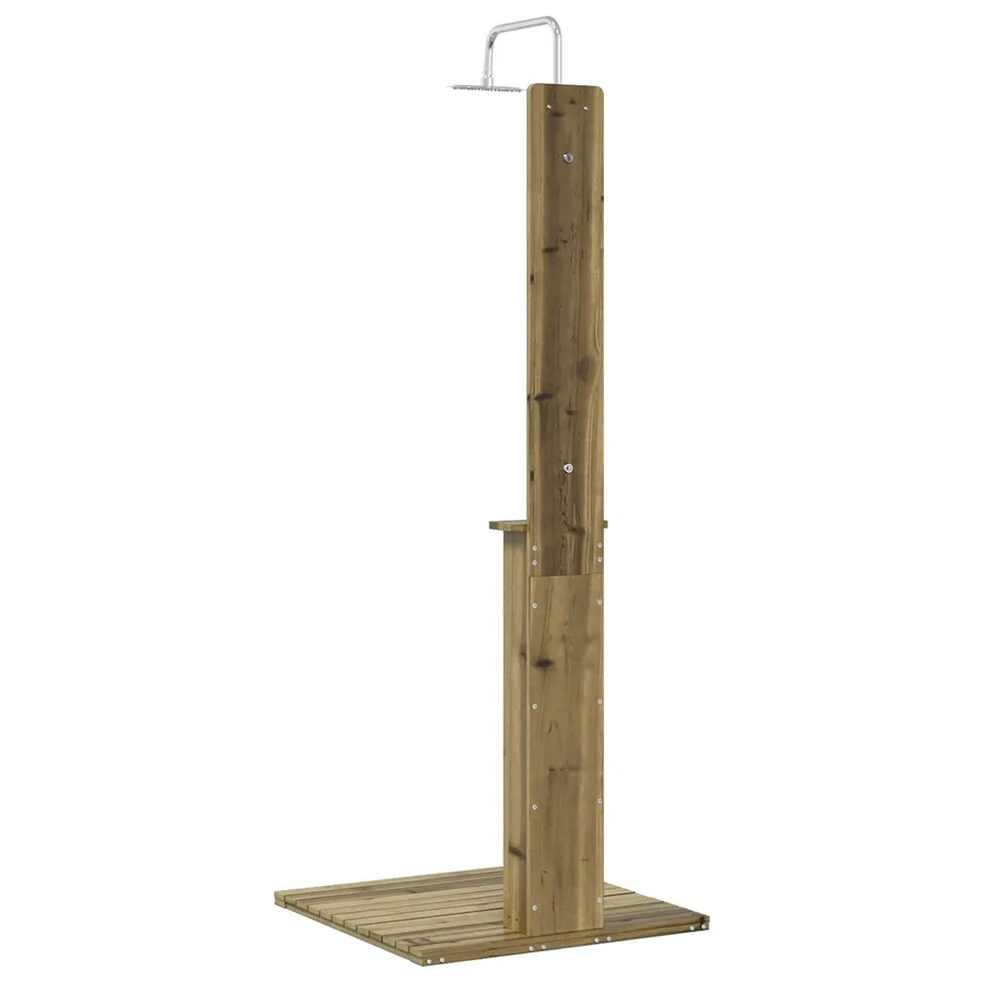Douche d'extérieur 206 cm Naturel - 6