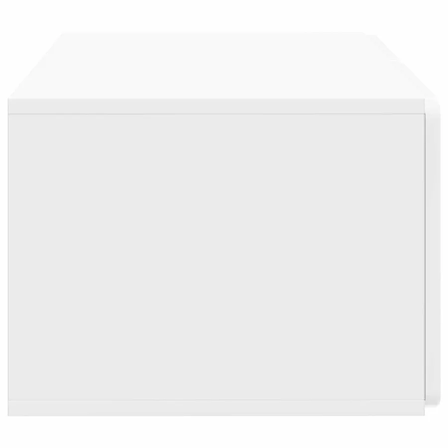 Meuble TV mural 59,5 x 41 x 30 cm Blanc brillant - 7
