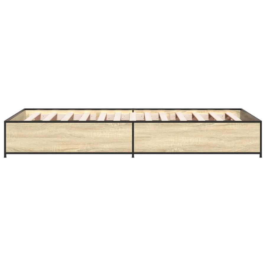 Cadre de lit Chêne Sonoma 80 x 200 cm Bois d'ingénierie - 5