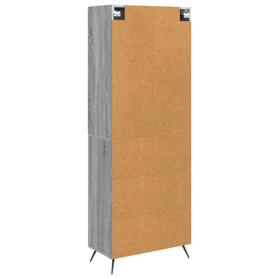 Ensemble de Meubles 2 pcs Sonoma gris 66 x 34,5 x 90 cm - 7