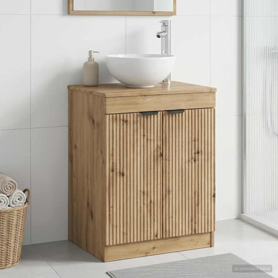 Armoire de salle de bain Chêne artisanal 54 x 41 x 70 cm