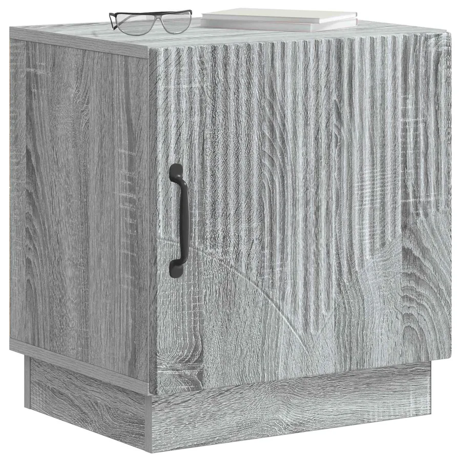 Table de chevet Sonoma gris 43 x 34,5 x 47 cm Bois d'ingénierie - 3