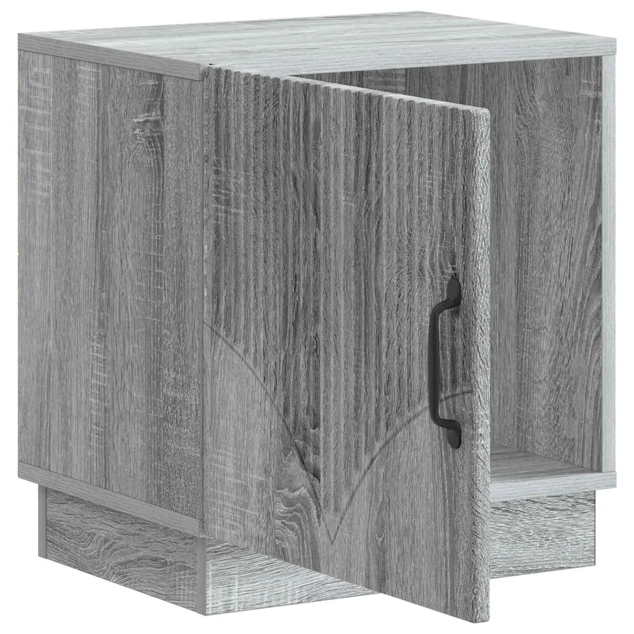 Table de chevet Sonoma gris 43 x 34,5 x 47 cm Bois d'ingénierie - 4