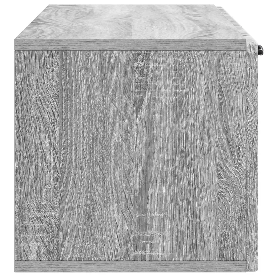 Meuble TV mural Sonoma gris 98 x 31 x 30 cm Bois d'ingénierie - 7