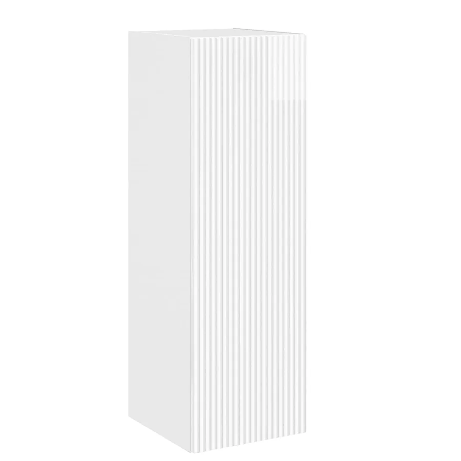 Cabinet de Salle de Bain Mural Blanc brillant 33 x 34,5 x 60 cm - 2